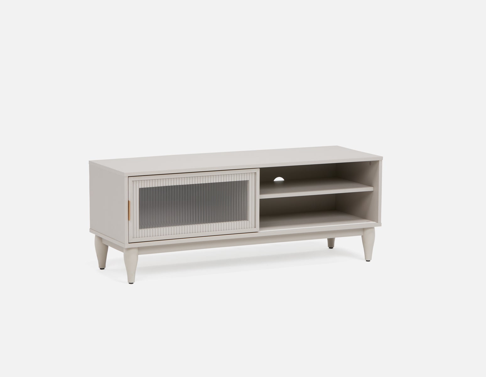 ALLESSIO - modern contemporary media unit 120 cm - Taupe