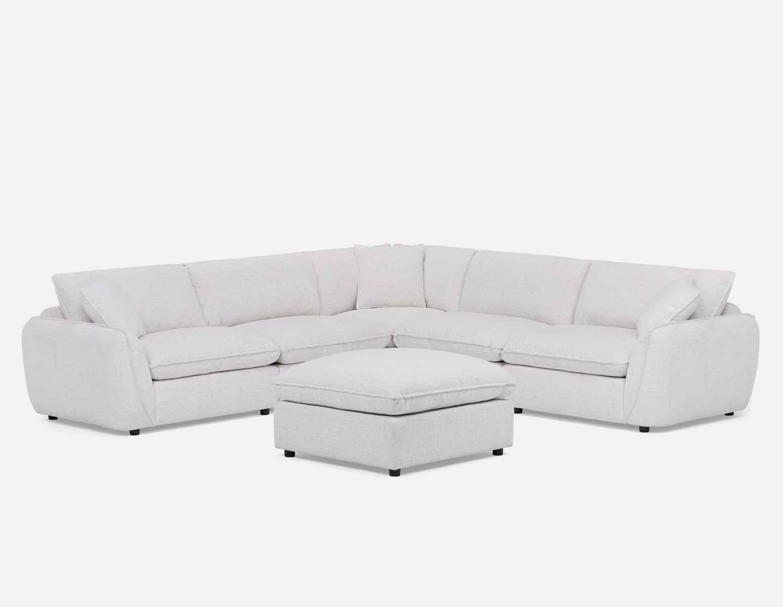 KIMM contemporary 6-pc modular sectional sofa undefined