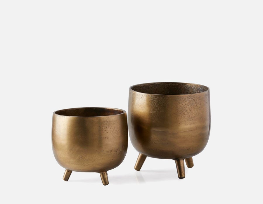 LAWRENCE ensemble de 2 cache-pots en aluminium undefined