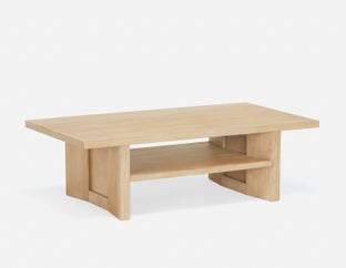 GILLIS - table basse de style campagnard moderne - Naturel