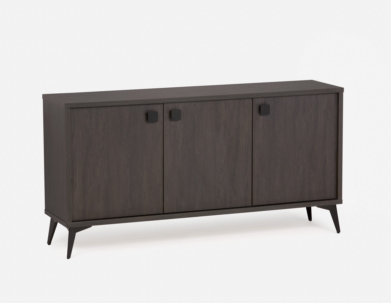 KIERA - buffet moderne du milieu du siècle - Noir