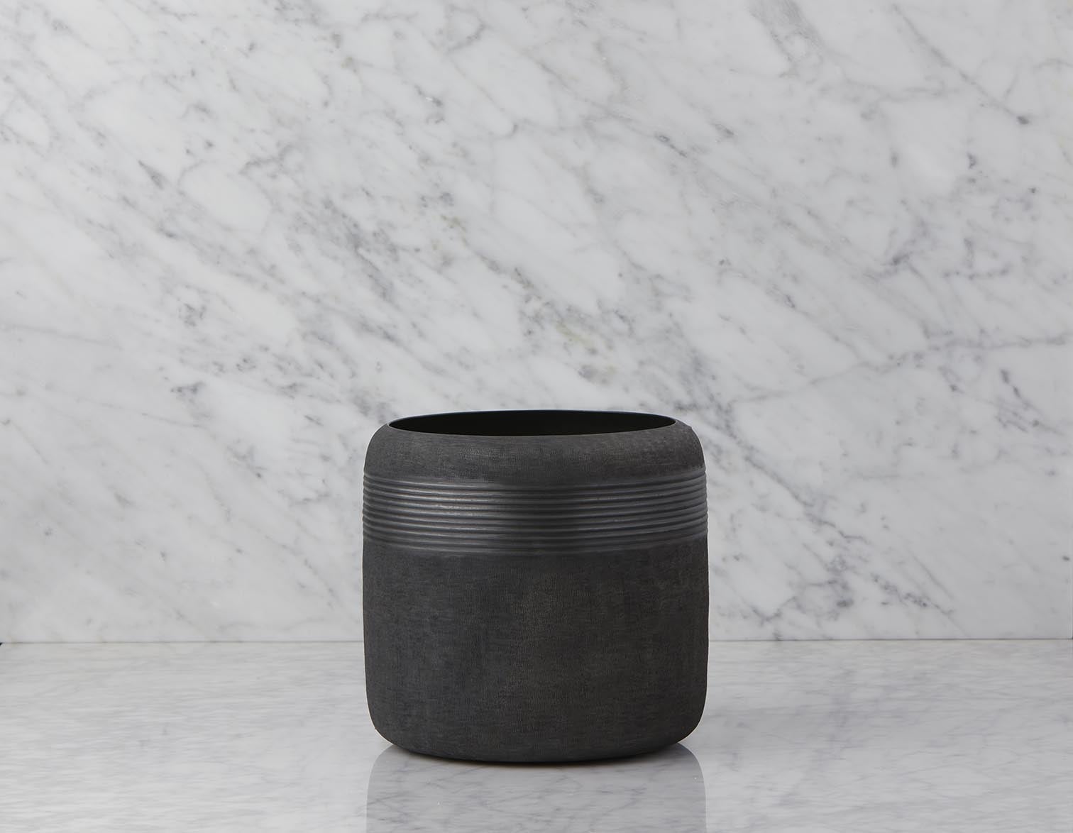 PIERRE - aluminum pot 24 cm - Black