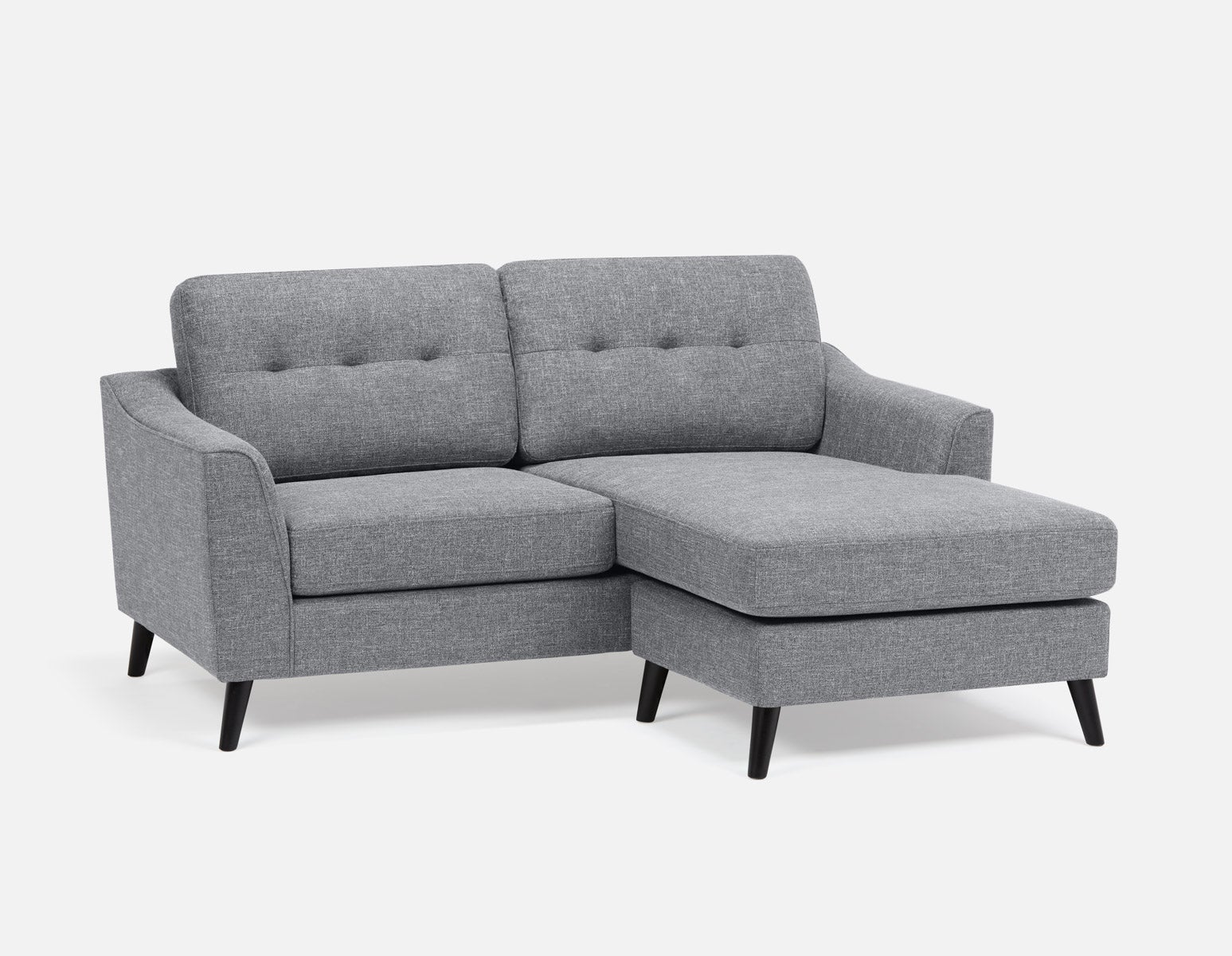 SIRINE - canapé d'angle interchangeable - Gris