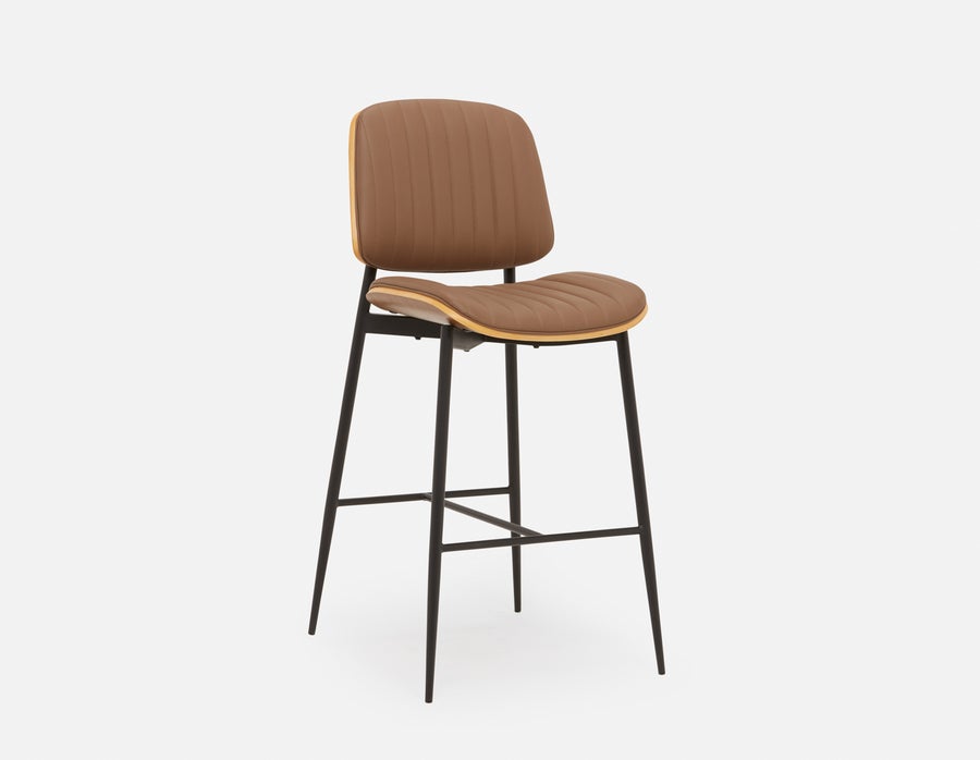 BEHARA mid-century modern retro bar stool 76 cm undefined