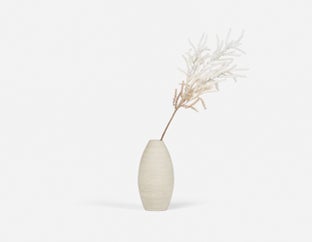PAMPAS V - plante artificielle 94 cm - Blanc