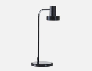 LUBEK - table lamp 42.5 cm height - Black
