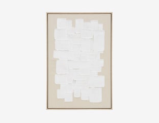 MIKKELI - tableau 63 x 93cm - Blanc