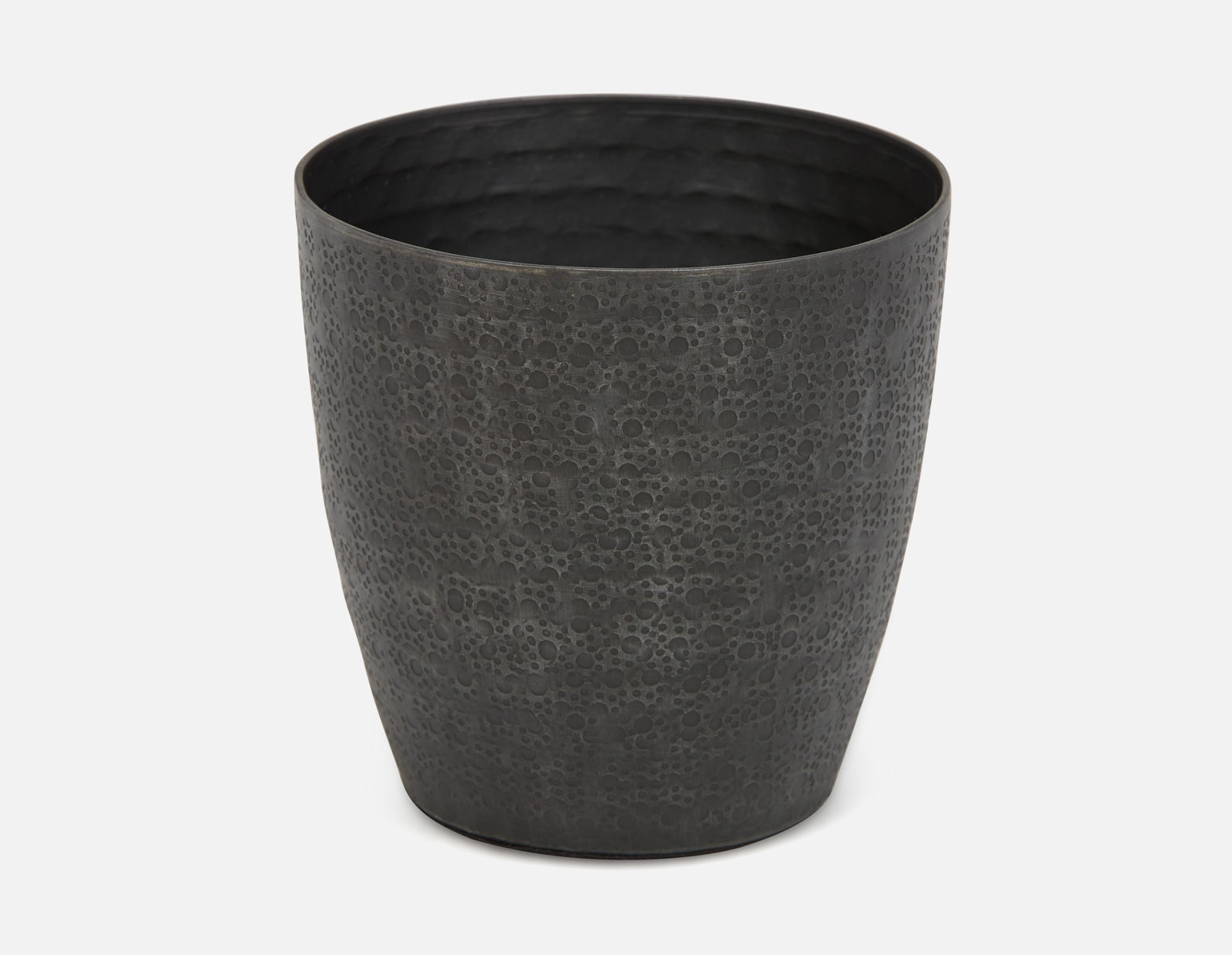 PATAN - bin en aluminium 17cm - Noir