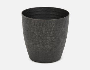 PATAN - bin en aluminium 17cm - Noir