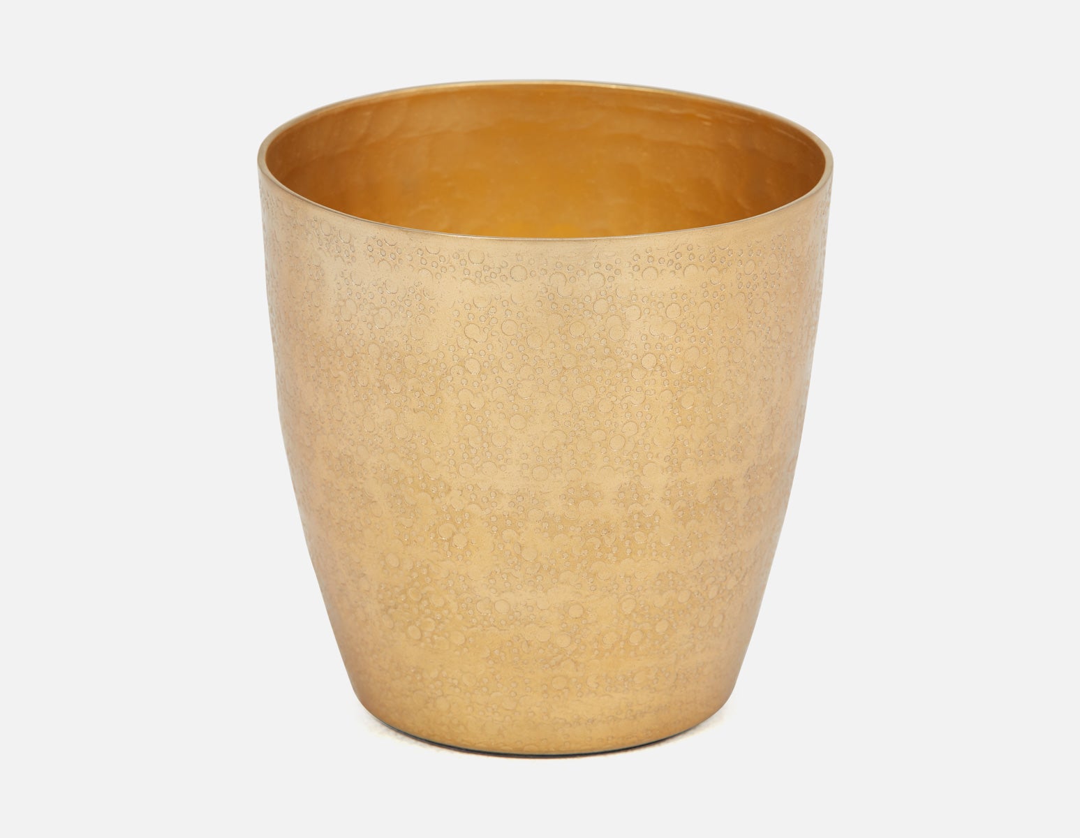 PATAN - bin en aluminium 17cm - Or