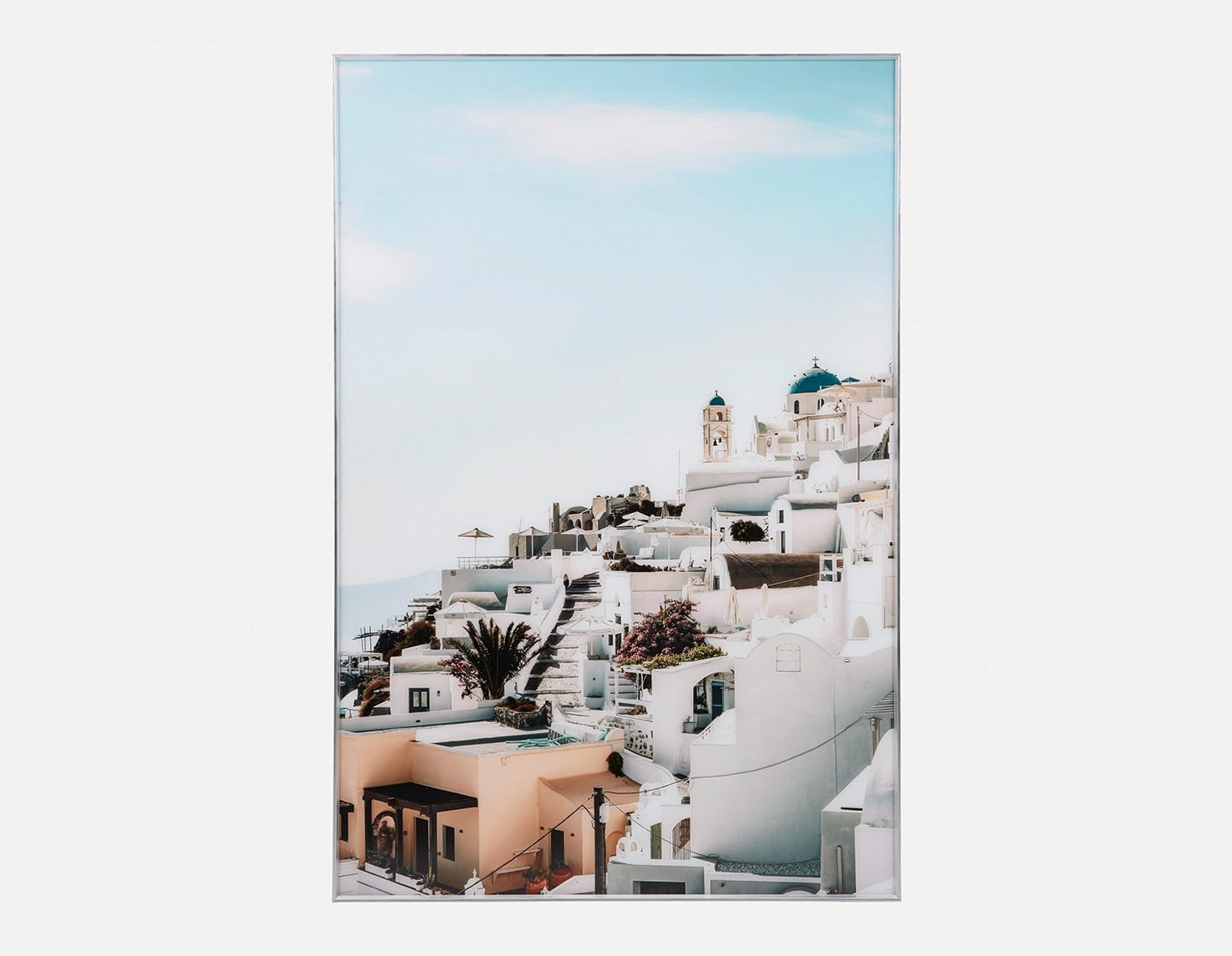 SANTORINI III - framed giclée 100 cm x 150 cm - Multi