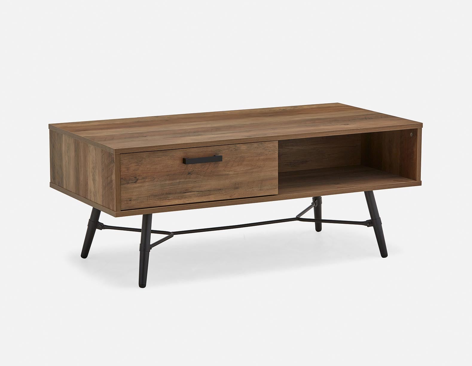NASH - coffee table 120 cm - Brown