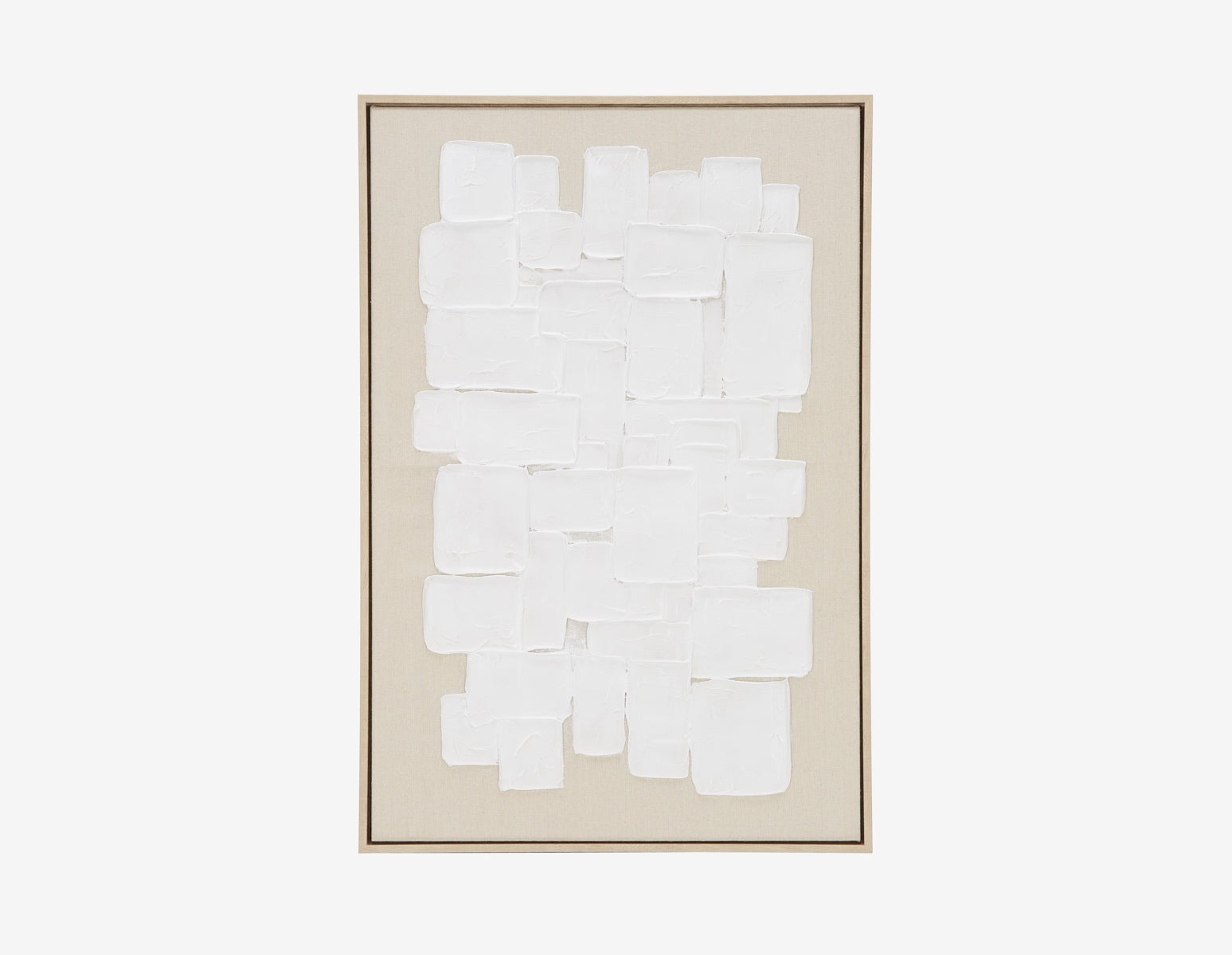 MIKKELI - tableau 103 x 143cm - Blanc
