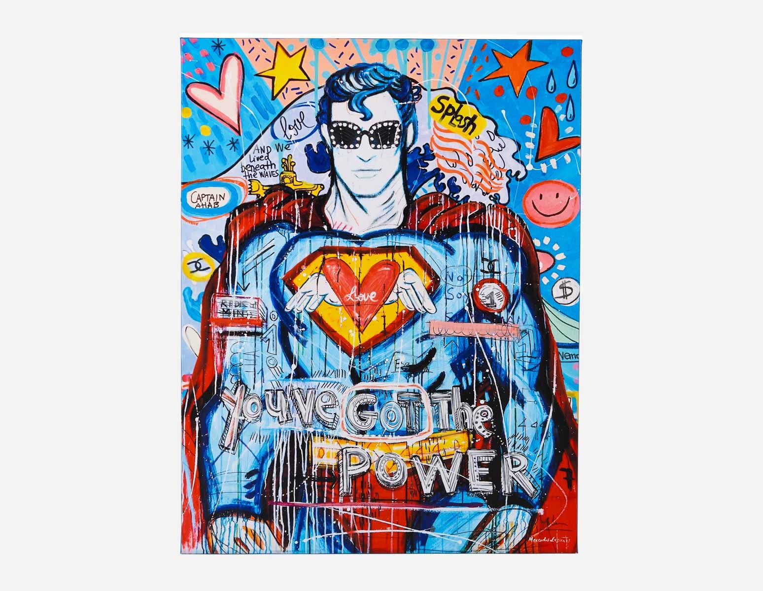 KEN - acrylic painting 85 x 110 cm - Multi