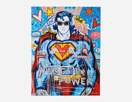 KEN - acrylic painting 85 x 110 cm - Multi