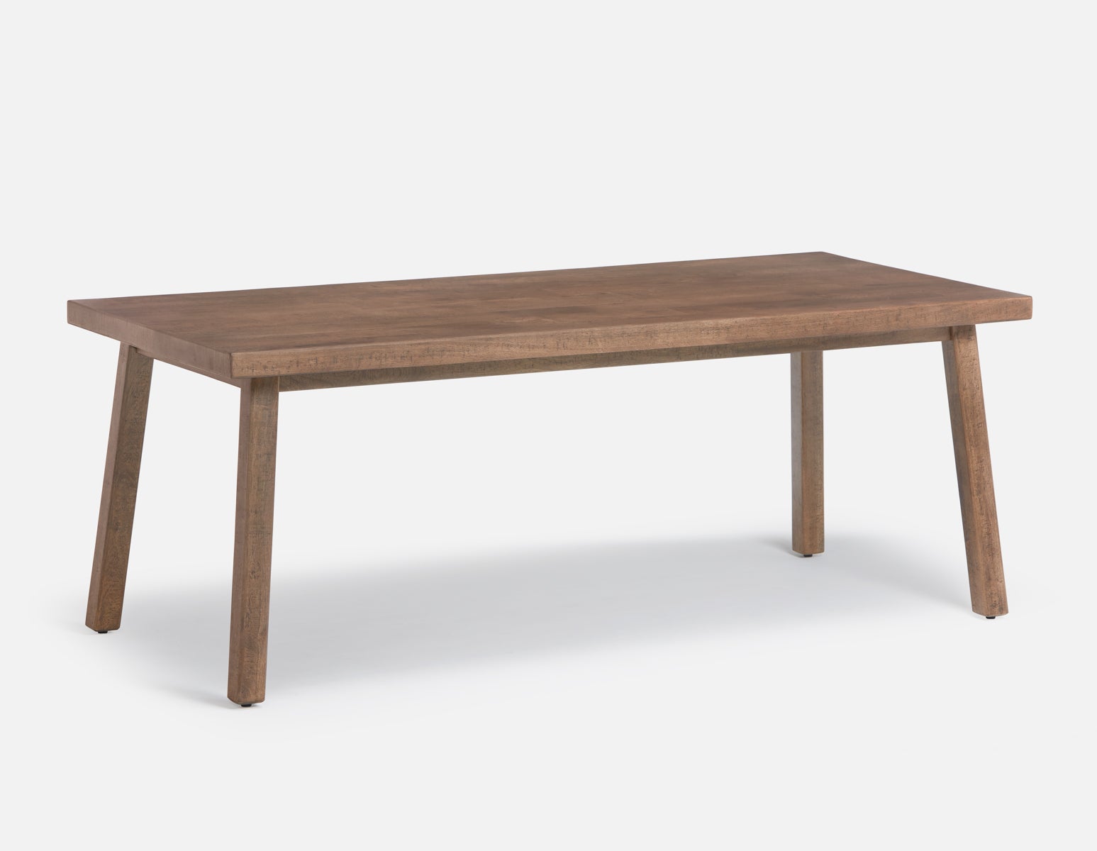 THESSALIA - table de salle à manger en bois de manguier massif vieilli 200 cm rustique - Brun