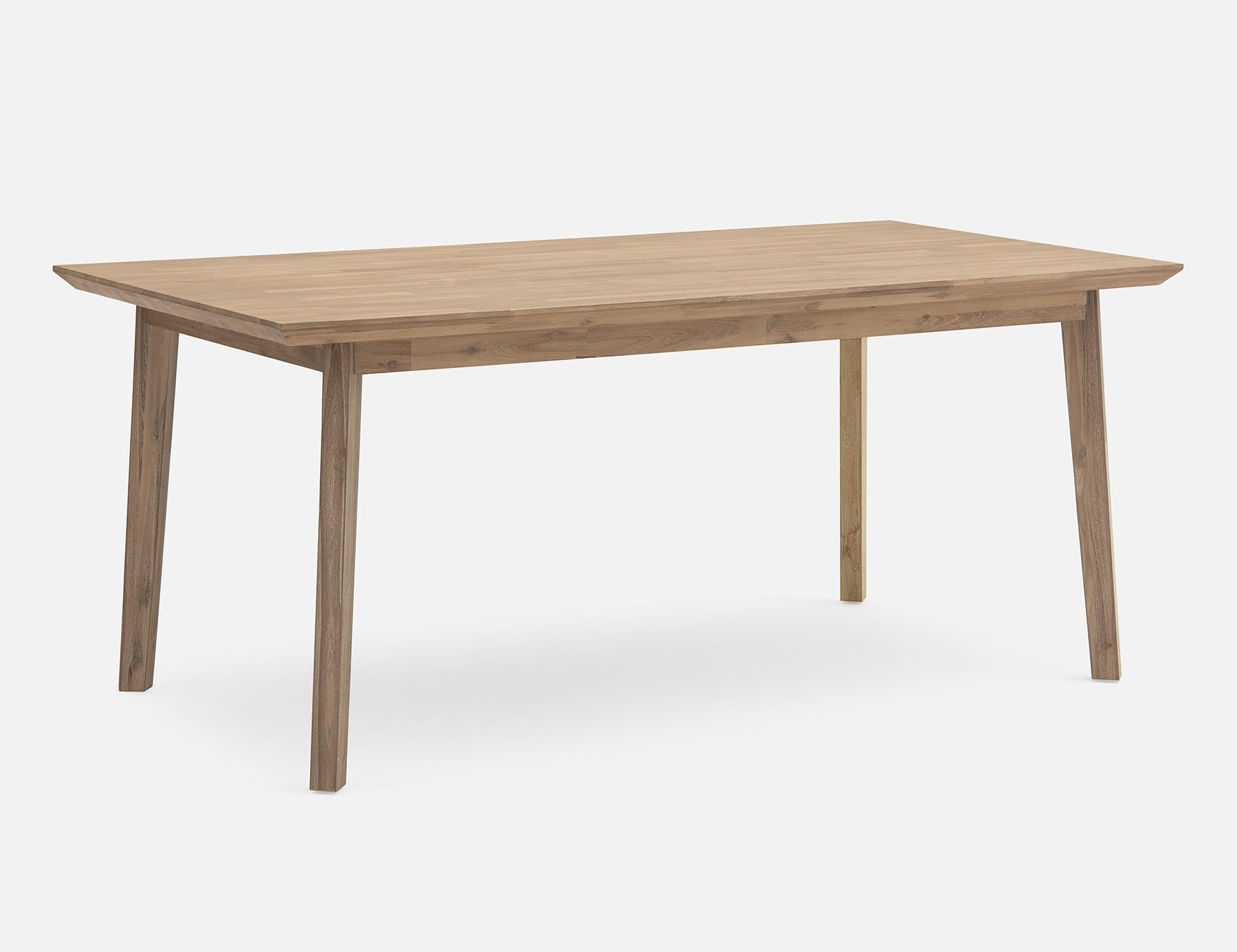 KABBANN - acacia wood dining table 180 cm - Grey