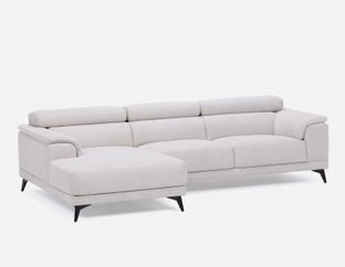 VENTURA - canapé d'angle côté gauche moderne - Beige