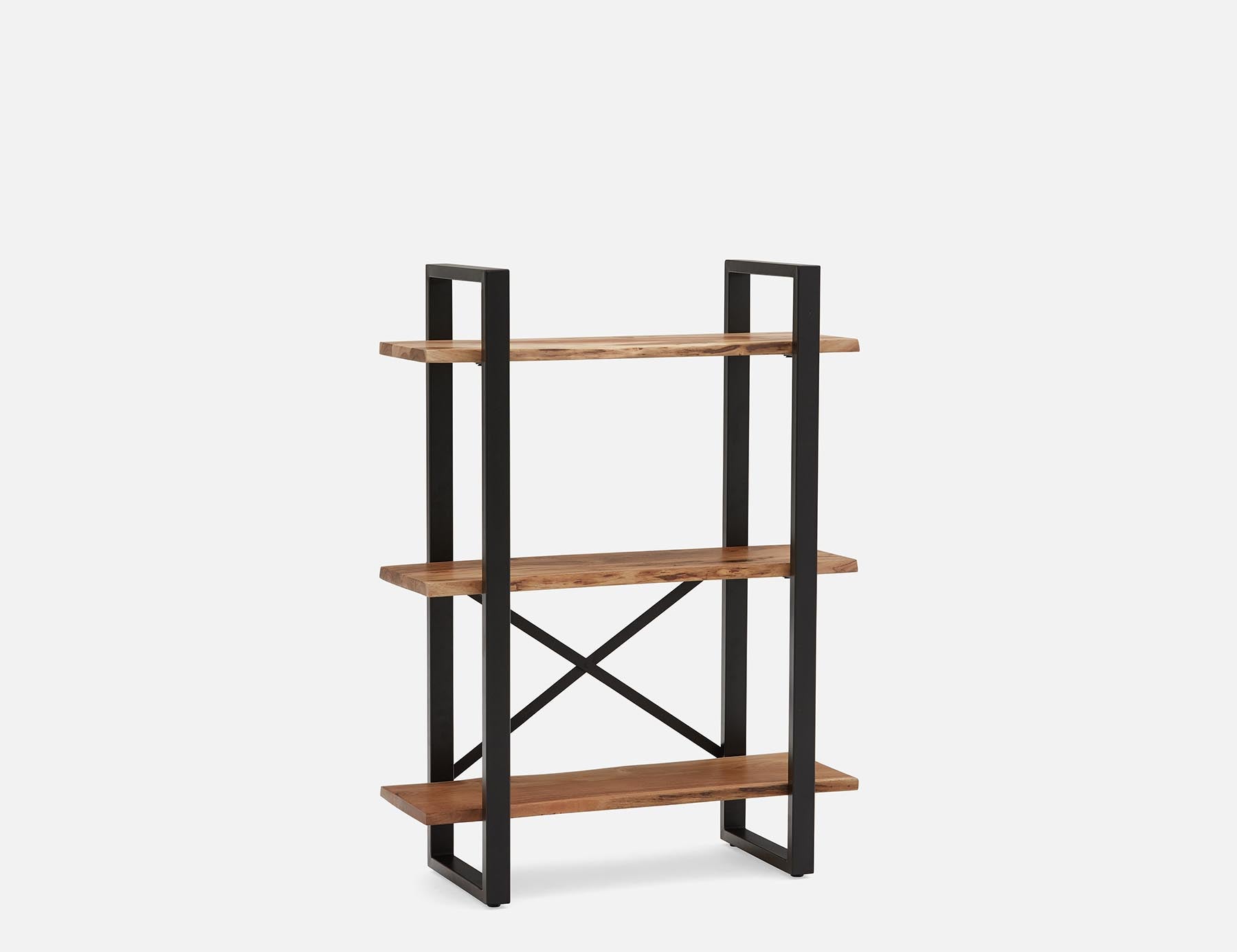 RENO - étagère 3 tablettes en bois d'acacia - Naturel