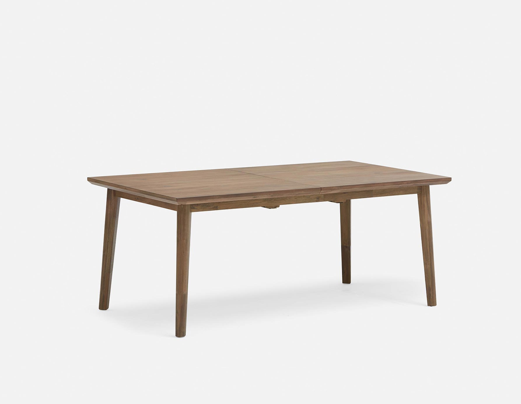 DINA - extendable acacia wood dining table 180 cm to 260 cm - Brown