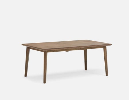 DINA - extendable acacia wood dining table 180 cm to 260 cm - Brown