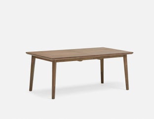 DINA - table à rallonges en bois d'acacia 180 cm à 260 cm - Brun