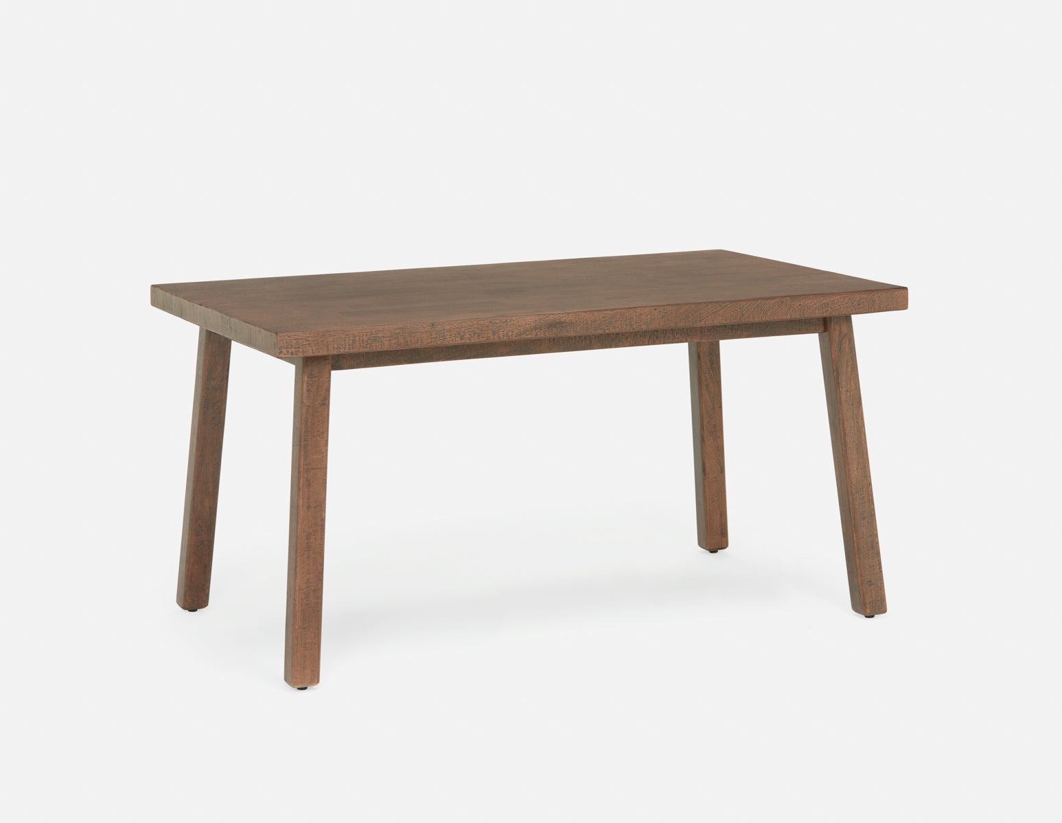 THESSALIA - table de salle à manger en bois de manguier massif vieilli 150 cm rustique - Brun