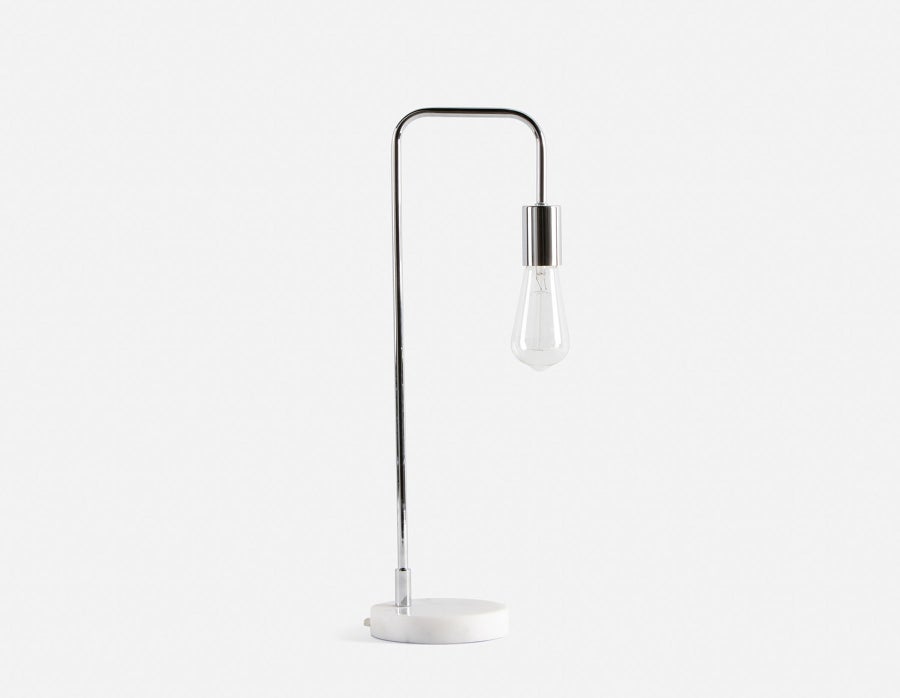 CLEARA marble base table lamp 57 cm height undefined