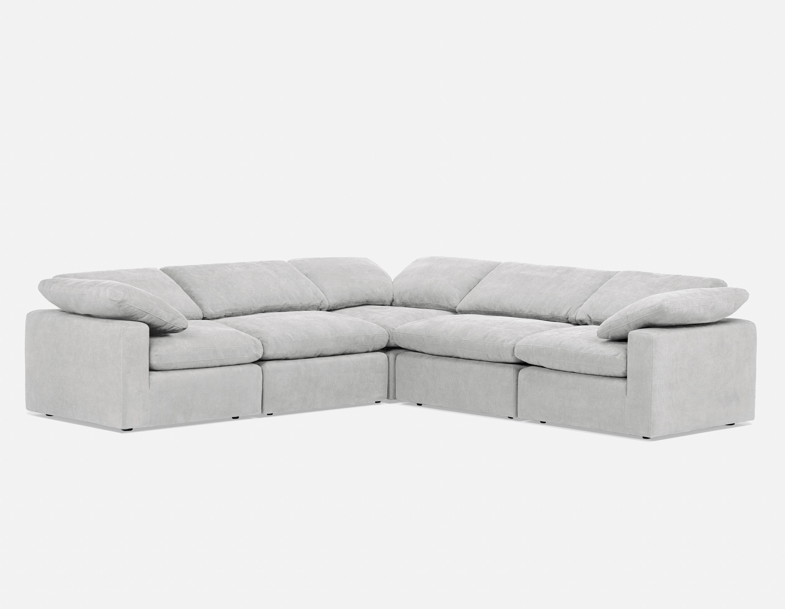 HELIO - contemporary modular sectional sofa - Grey