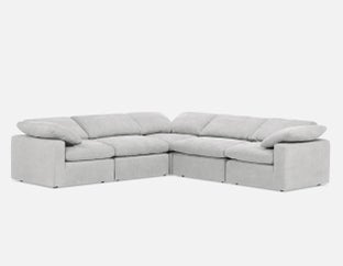 HELIO - canapé d’angle modulaire contemporain - Gris