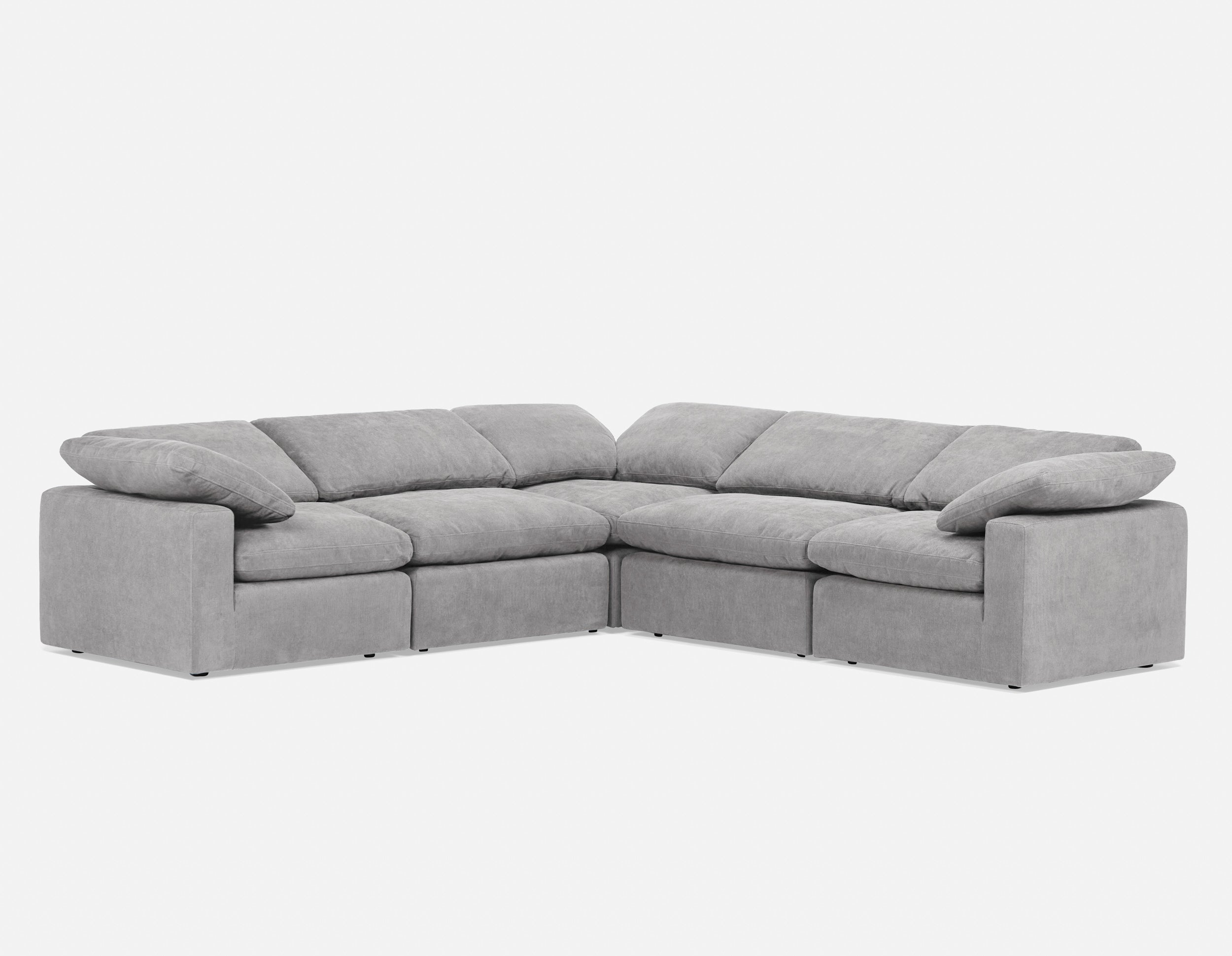 HELIO - contemporary modular sectional sofa - Dark Grey