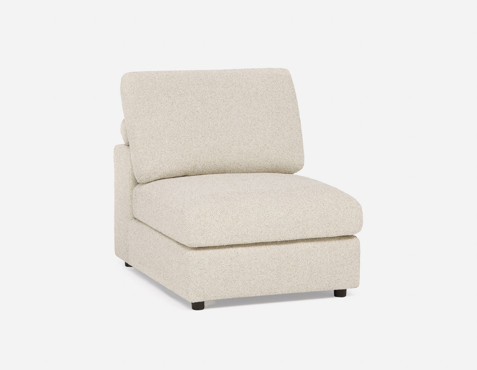 OLISA - contemporary modular armless sofa - Beige