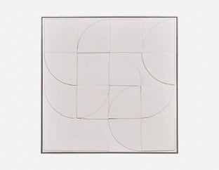 IGNIS - framed wall art 103 x 103cm - Multi