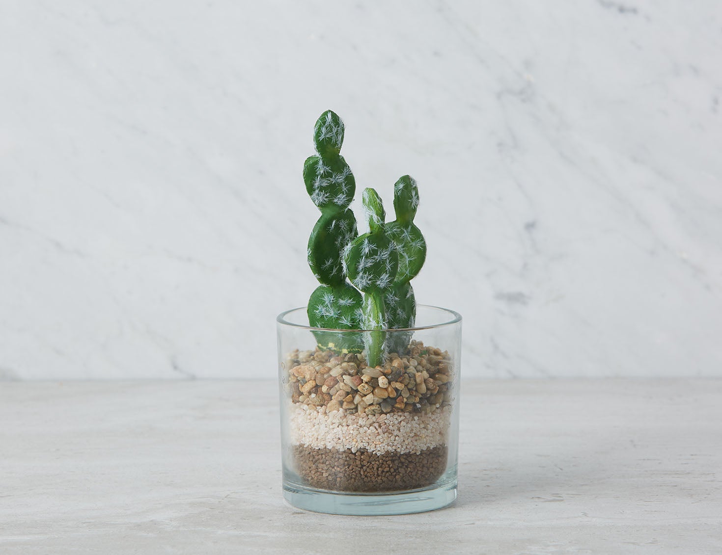 SENECIO - artificial potted plant 19 cm - Green