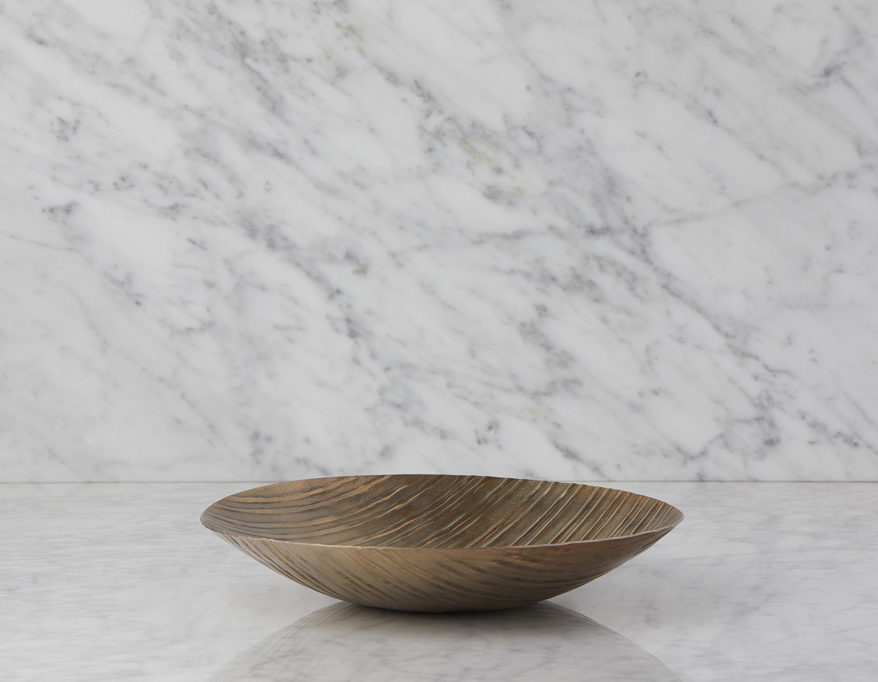 REID - aluminum bowl 32 cm - Gold