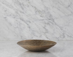 REID - aluminum bowl 32 cm - Gold