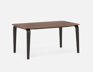 AFREEN - mid century dining table 160 cm - Walnut