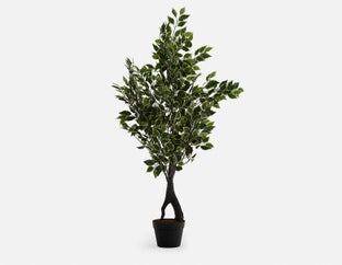 FICUS TREE - plante artificielle en pot 120 cm - Vert