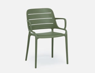 RUDY - chaise intérieur/extérieur - Olive