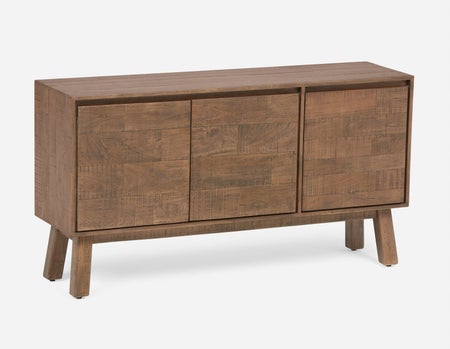 THESSALIA - distressed solid mango wood sideboard - Brown