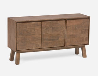 THESSALIA - buffet en bois de manguier massif vieilli - Brun