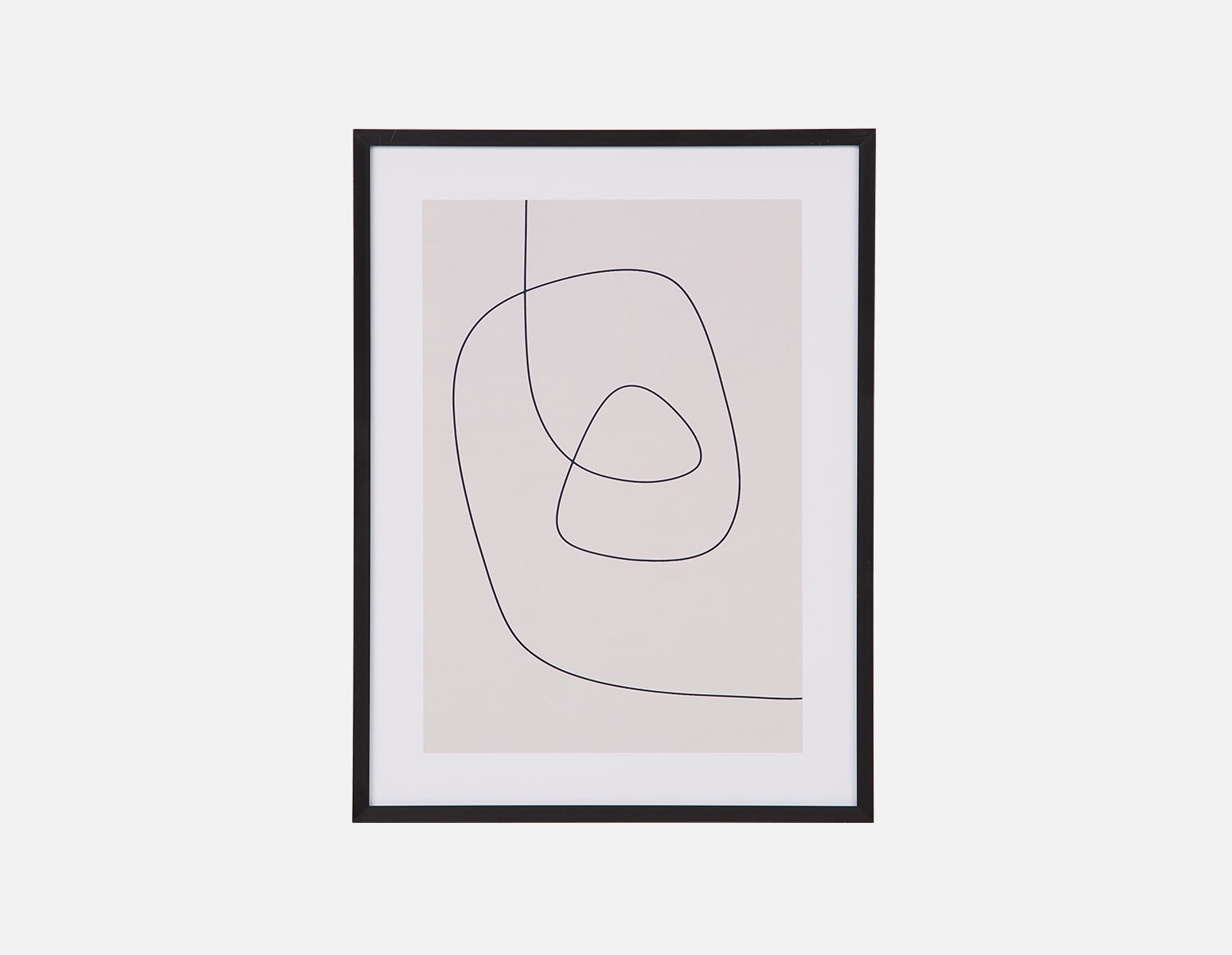OSWELL - framed wall art 31x41cm - Multi