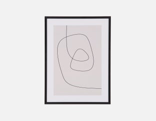 OSWELL - framed wall art 31x41cm - Multi