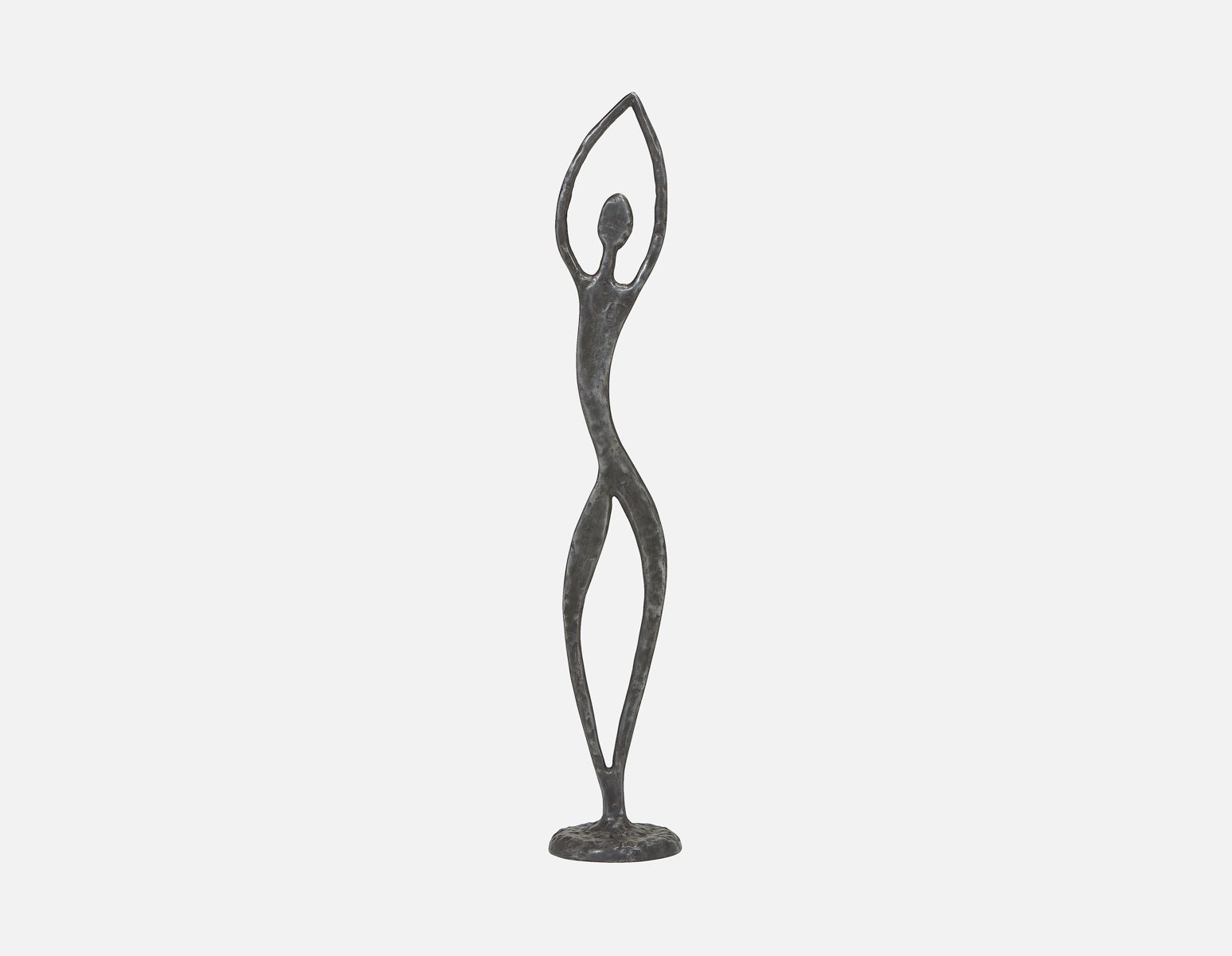 AMARAVATI - aluminum sculpture 117cm - Black