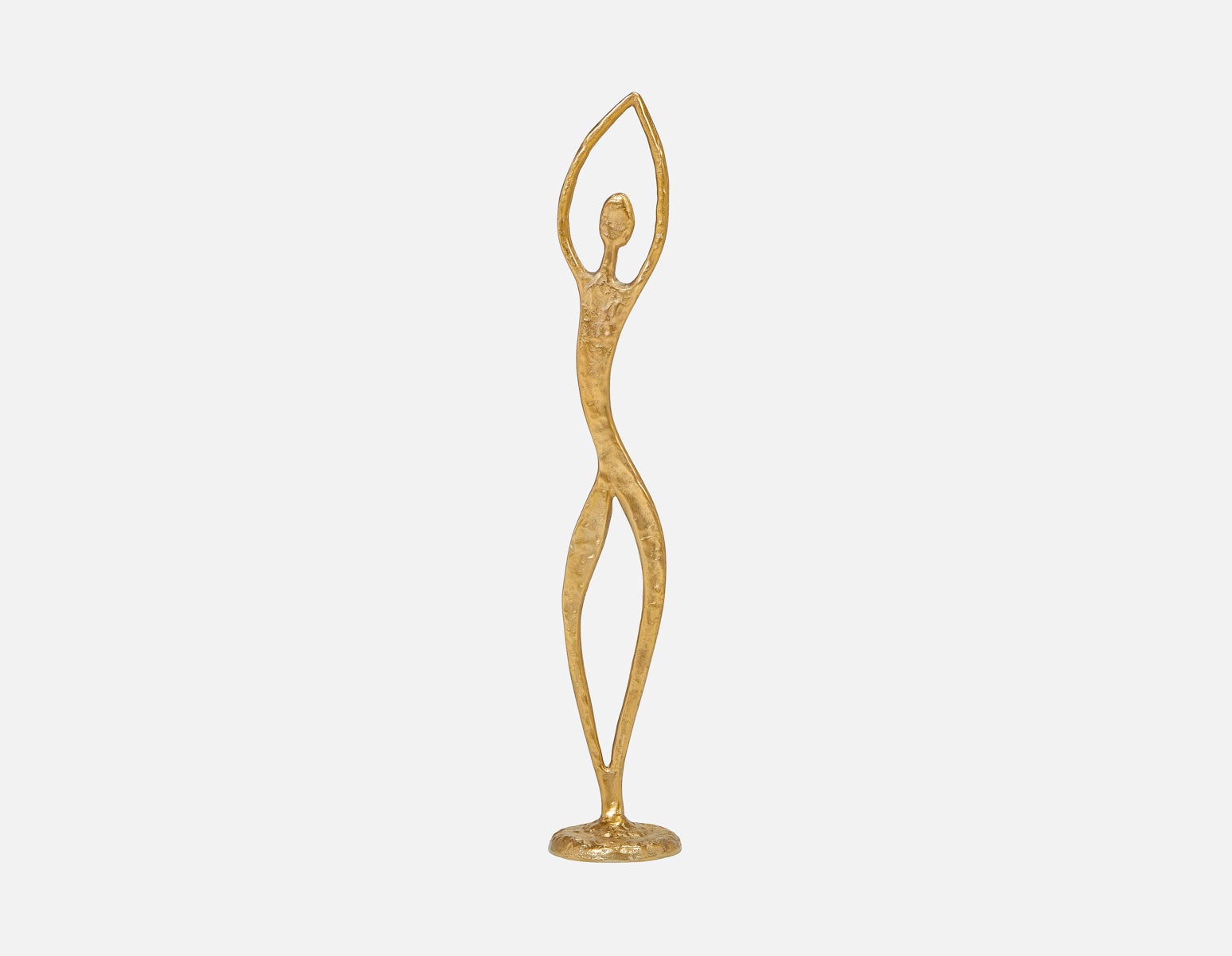AMARAVATI - aluminum sculpture 117cm - Gold