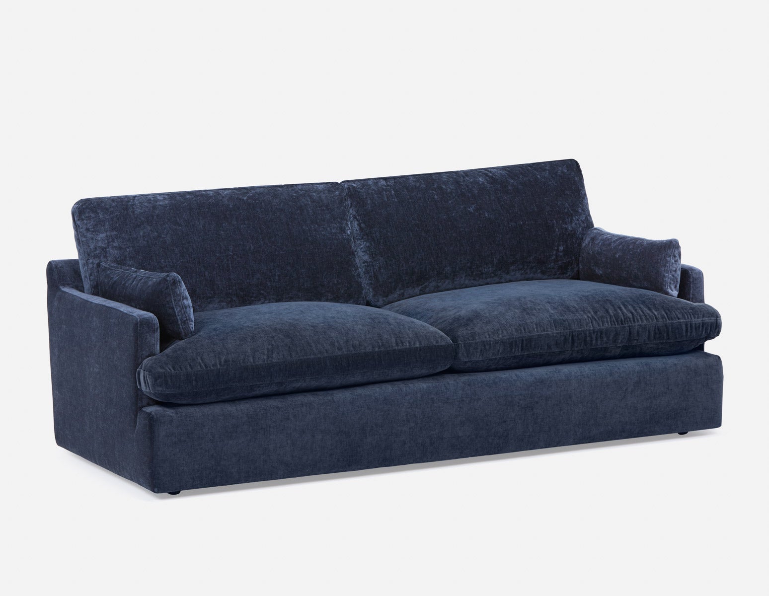 CHABLIS - contemporary sofa 89" superior comfort - Blue
