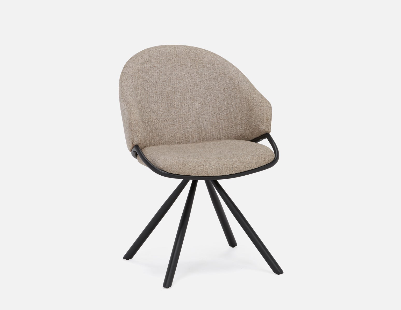 YANO - modern contemporary dining chair - Taupe