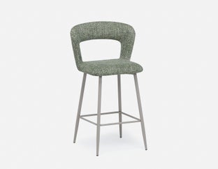 KIRIL - modern contemporary counter stool 69 cm - Olive