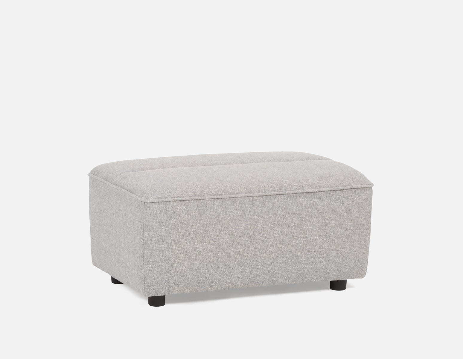 REVAN - pouf moderne - Gris