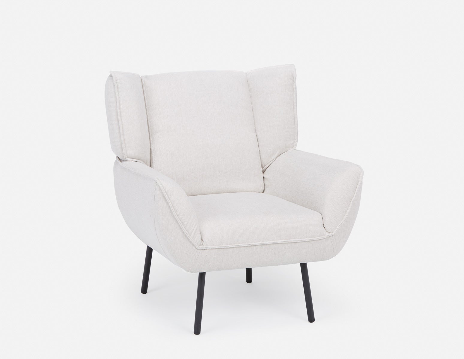MARJORIE - fauteuil contemporain moderne - Beige